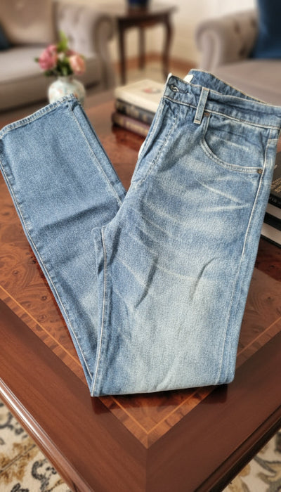 Jean Levi’s Made & Crafted Bleu Clair Délavé T34x34 – Coupe Droite Premium Seconde Main TBE