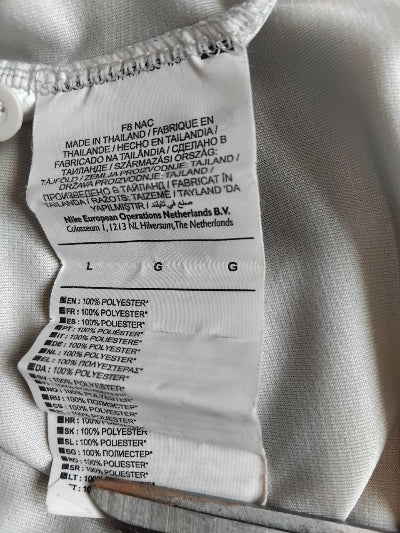 Maillot PSG extérieur 2018/19 Nike – Mbappé 7, patch Ligue 1 champion, seconde main TBE