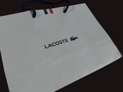 Ceinture Lacoste Rouge en Cuir Lisse 108 cm – Logo Crocodile Amovible Neuve