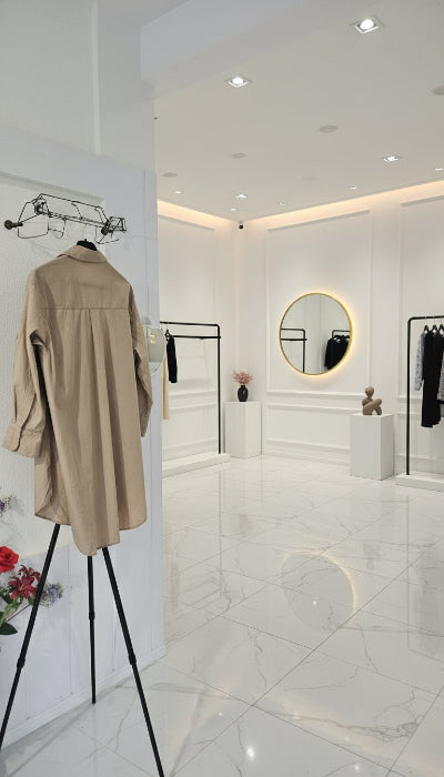 Chemise ample,  beige , longue, ZARA,  taille S  et oversize , seconde main en TBE