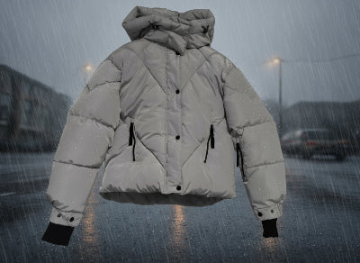 Doudoune gris clair SISTER – Taille L-chaude et idéale pour l’hiver ou le ski. NEUVE