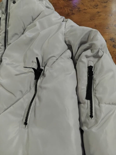 Doudoune gris clair SISTER – Taille L-chaude et idéale pour l’hiver ou le ski. NEUVE