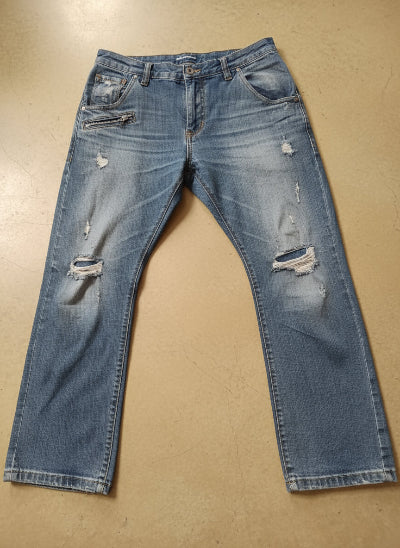 RARE : Jean bleu variante cargo Y2K  d'ENERGIE, très proche du Cargo Zip Pocket. W36-Seconde main TBE
