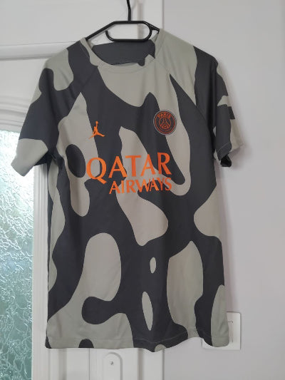 Maillot PSG extérieur 2018/19 Nike Mbappé 7 – Officiel avec patch Ligue 1 Champion, très bon état