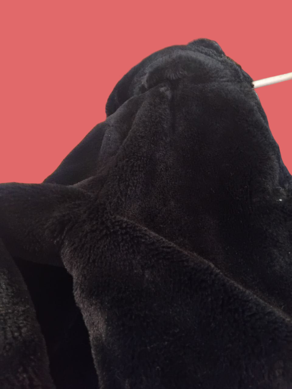 Manteau Long ZARA en Fausse Fourrure Noire – Chic, Chaud et Élégant, Coupe Oversize