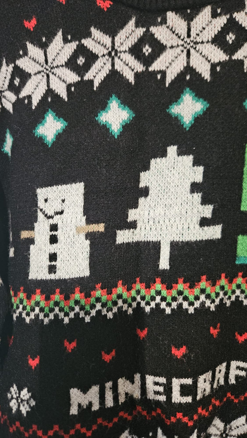 Pull Minecraft ZARA– chaud, original et parfait pour les fans du jeu / 8 à 10 ans.