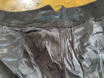 Pantalon en cuir véritable Marithé + François Girbaud – Collection Cravatatakiller 44, pièce rare vintage haut de gamme, neuf