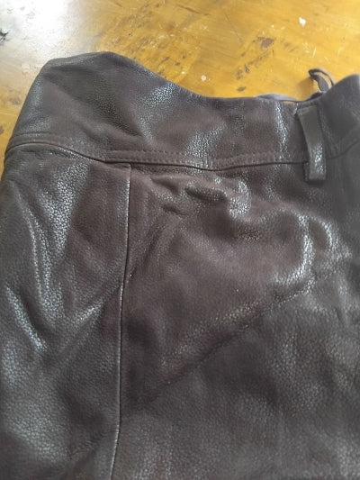 Pantalon en cuir véritable Marithé + François Girbaud – Collection Cravatatakiller 44, pièce rare vintage haut de gamme, neuf