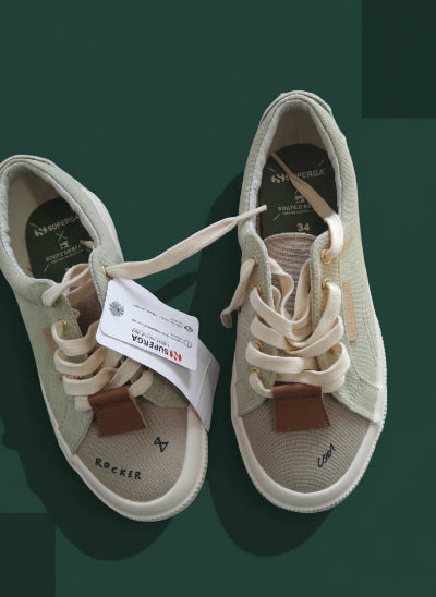 Superga × Scotch & Soda Édition Collector 2016 Verte T34 – Rare, Stylée et Neuve