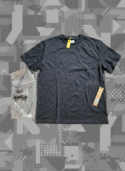 T-shirt noir Ksubi 4x4 Cross Logo – Streetwear haut de gamme, neuf