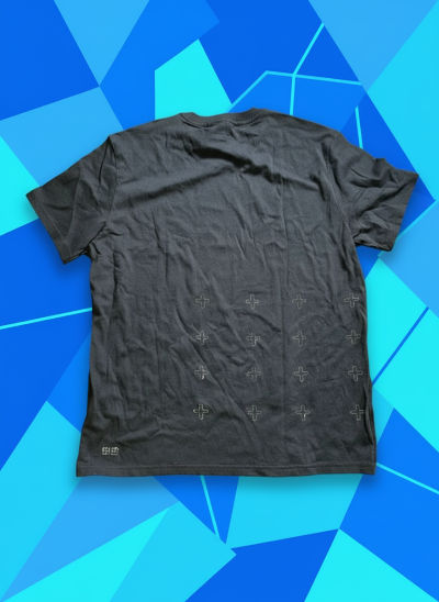 T-shirt noir Ksubi 4x4 Cross Logo – Streetwear haut de gamme, neuf