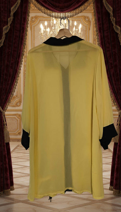 Tunique Légère 2W Paris Jaune et Noire – Ample, Raffinée, GT ou Oversize, Seconde Main TBE