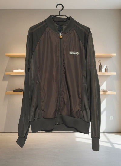 Veste Adidas Originals SST Marron Unisexe M – Track Jacket Vintage Streetwear TBE
