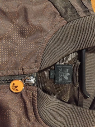 Veste Adidas Originals SST Marron Unisexe M – Track Jacket Vintage Streetwear TBE