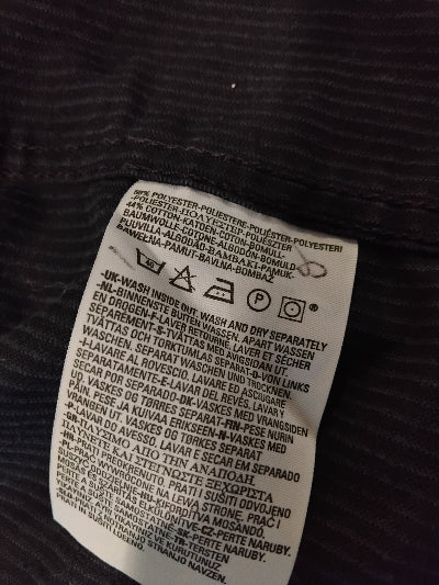 Veste Levi’s Engineered Jeans en velours côtelé bleu – Made in Morocco, vintage années 2000, seconde main TBE