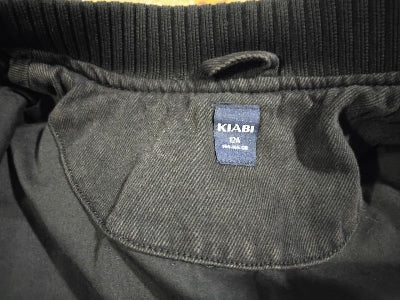 Veste noire, légèrement matelassée, style jean – KIABI" 12 ans, seconde main en TBE.