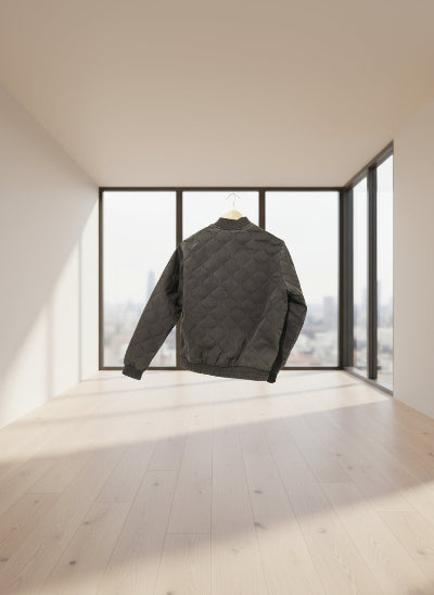 Veste noire, légèrement matelassée, style jean – KIABI" 12 ans, seconde main en TBE.