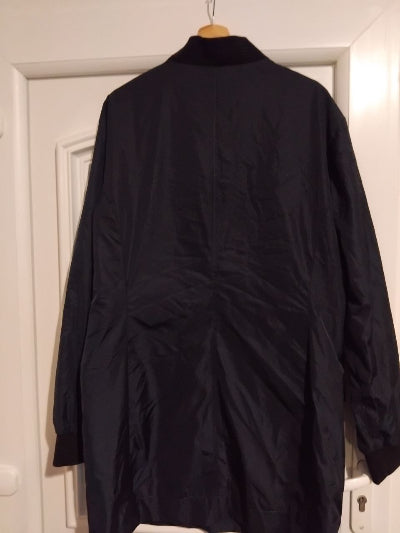 Veste longue Zara Man noire – Coupe droite à col côtelé, look urbain  moderne, seconde main TBE