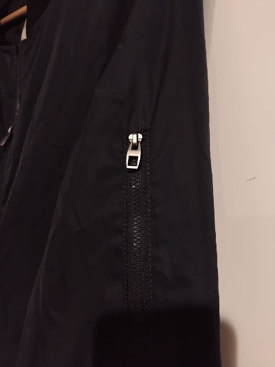Veste longue Zara Man noire – Coupe droite à col côtelé, look urbain  moderne, seconde main TBE